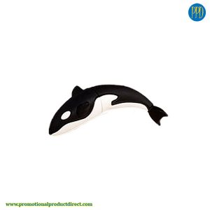 whale custom shaped 3D flash drive USB