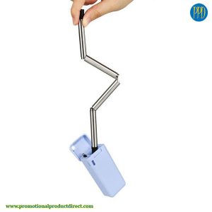 folding reusable collapsible drinking straw