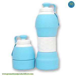 reusable-eco-friendly-collapsible-inexpensive-silicone-water-bottle--collapse