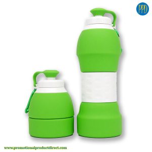 reusable-eco-friendly-collapsible-promotional-silicone-water-bottle--collapse