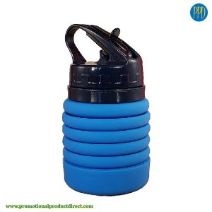 folding silicone water bottle promotional product