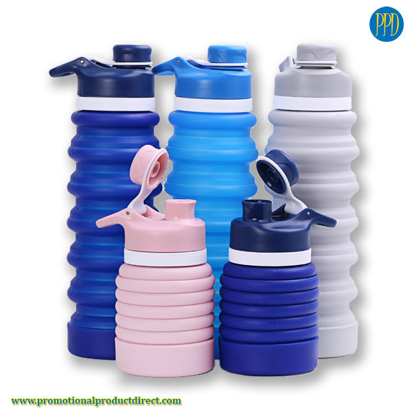 folding-reusable-silicone-water-bottle-with-spout-promotional-product-and-swag-pare