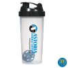 What is a shaker cup? The shaker cup also known as a blender bottle is a hand held mixing bottle used to create protein shakes, blended juice drinks and fitness shakes. Here is how it works.