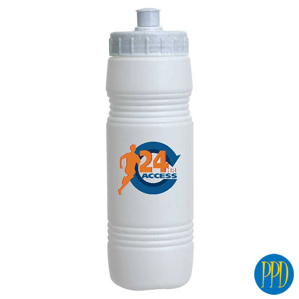 Budget BPA free water bottle.On a budget? Who isn't! Get your logo on a pop top budget sports and water bottle. Promotional Product Direct