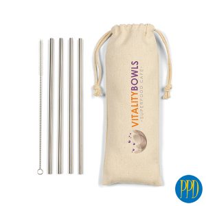 reusable stainless steel drinking straw