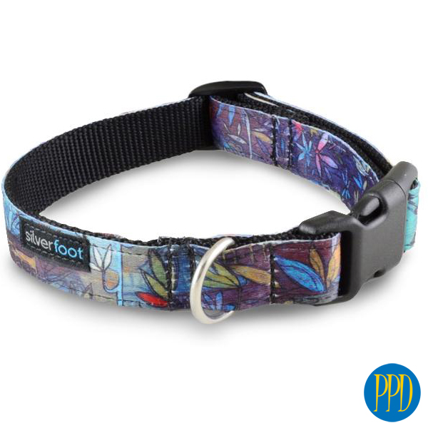 Custom sublimated full color pet collars. Amazing high quality custom sublimated full color pet collars. Perfcet for brand identity for pet stores and pet products. Customized logo or private label available.Promotional Product Direct.