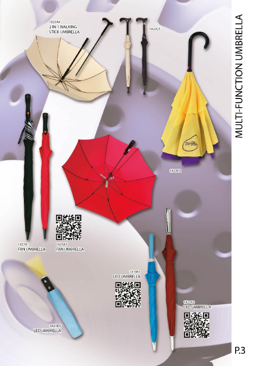 Promotional product customizable umbrella