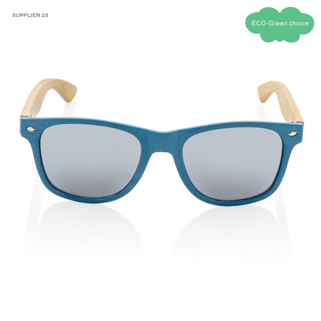 sunglasses with bamboo green eco