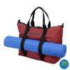 sports bag with yoga matt