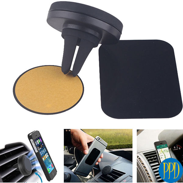 Magnetic car vent holder for phones or tablet