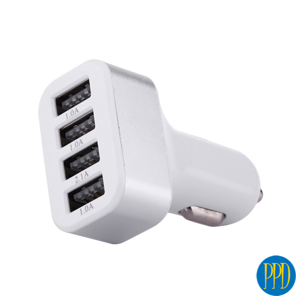 Cool style 4 USB port car charger