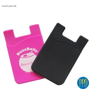 Custom silicone phone wallet